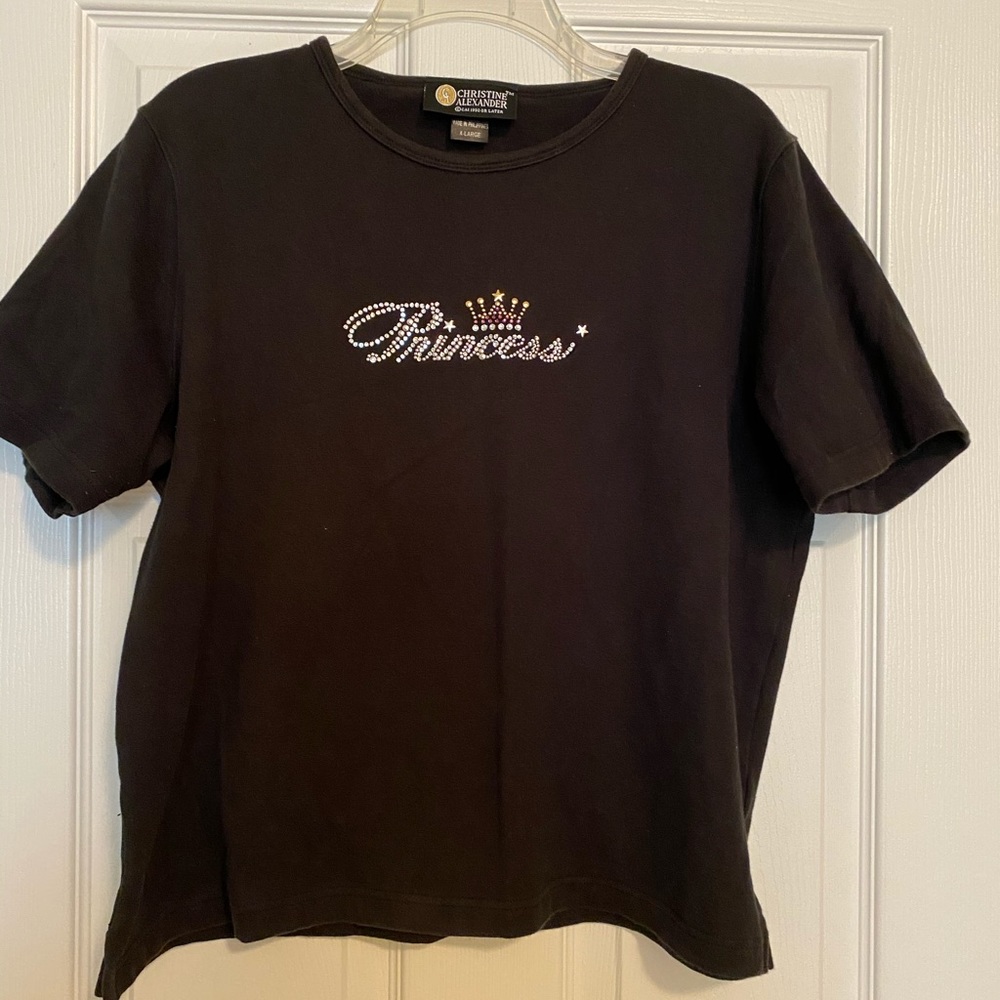 Christine Alexander Short Sleeve “Princess” Top XL